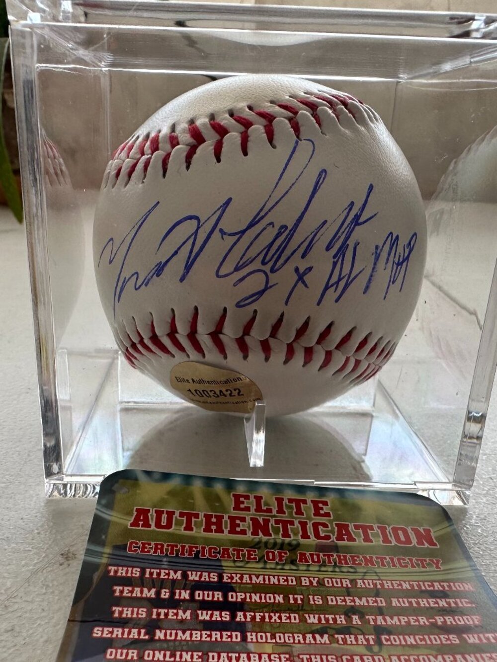 MIGUEL CABRERA SIGNED DETROIT TIGERS MARLINS AUTOGRAPHED BASEBALL W/COA - 655